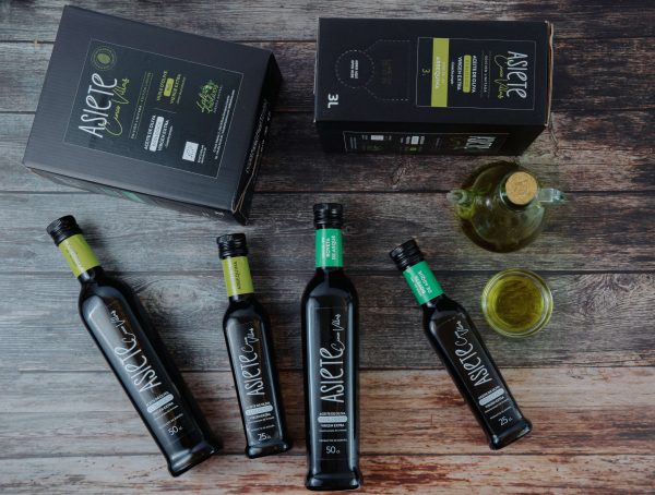Aceite de Oliva Virgen Extra ecológico: Arbequina + Royeta de Asque. Botella de vidrio de 25cl - Imagen 5
